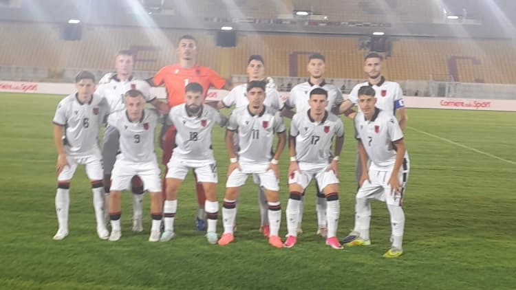Shqipëria U21 barazon në ndeshjen e parë të Lojërave Mesdhetare