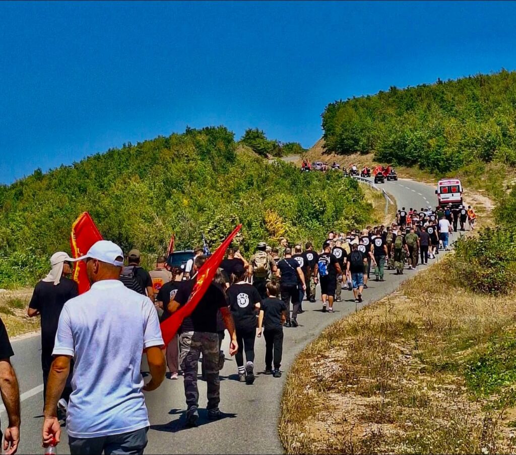 Qytetarë të shumtë marshuan në nderim të dëshmorëve të Brigadës 121  Kumanova 