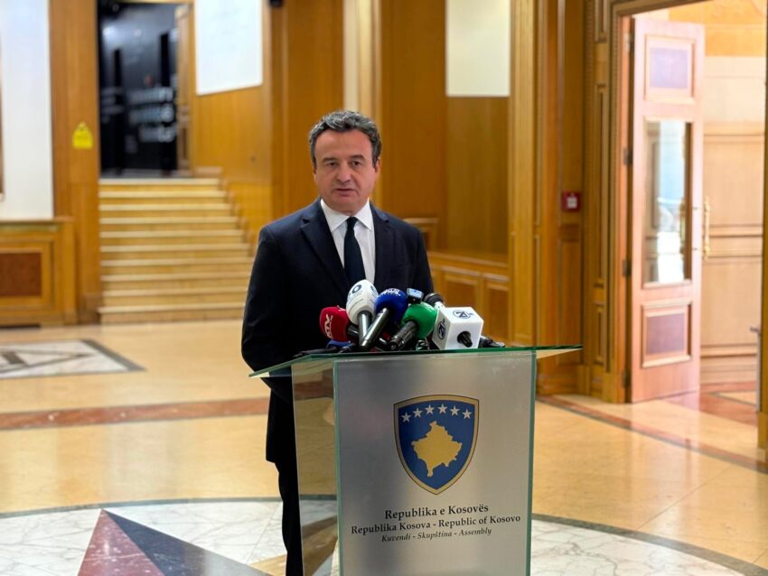 Kurti  Kur të kemi marrëveshje me partitë  do ta vazhdojmë seancën