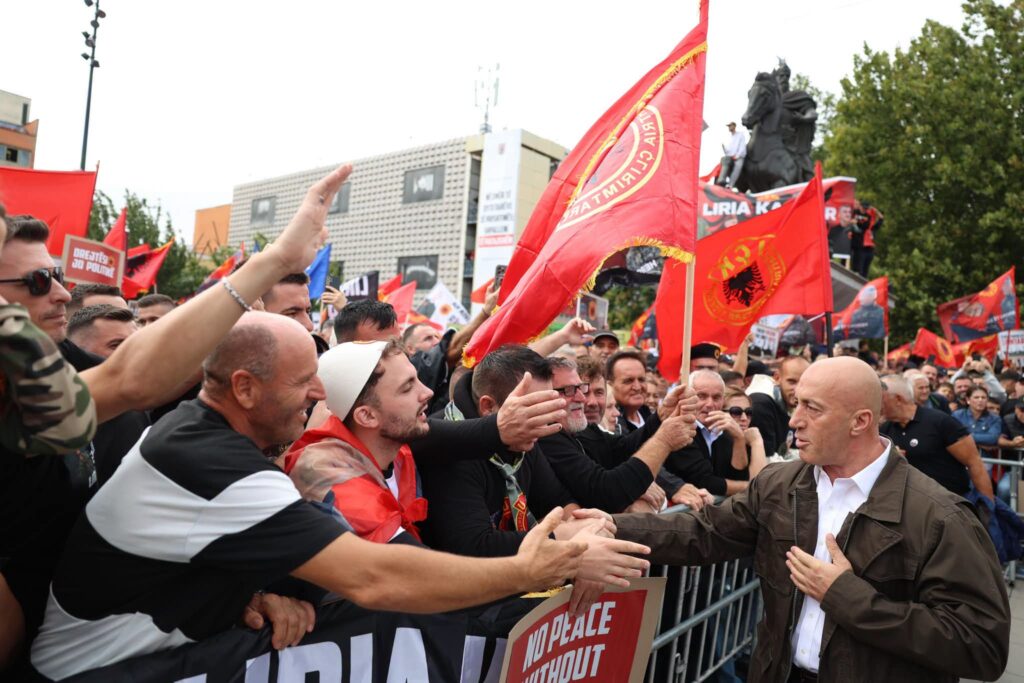 Haradinaj  Sot marshuam për Liri si dikur maleve të Kosovës
