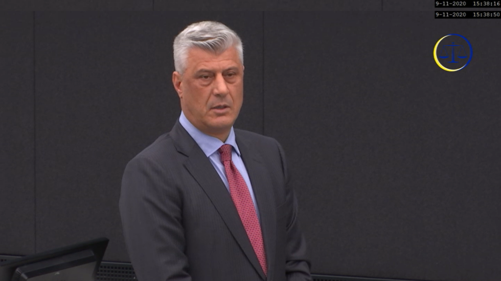 Thaçi dërgon të fala nga Haga  falënderon secilin protestues në sheshin e Prishtinës  U bëtë zë i fuqishëm kundër padrejtësisë