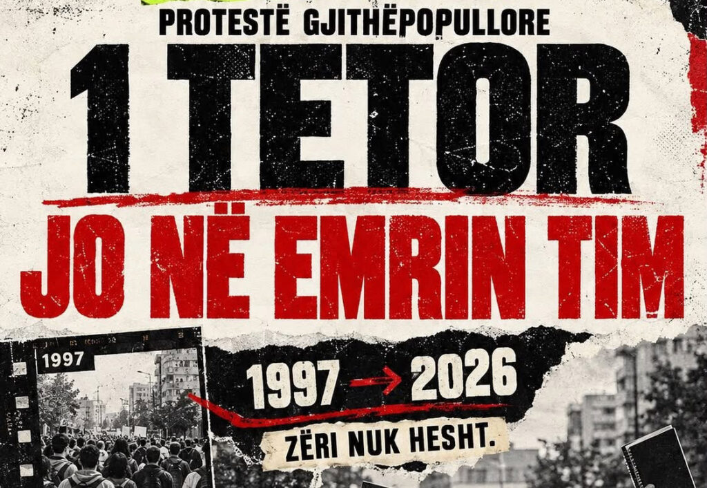  1997 2026    1 Tetori i protestave gjithëpopullore  nesër mbahet marshi masiv kundër Speciales