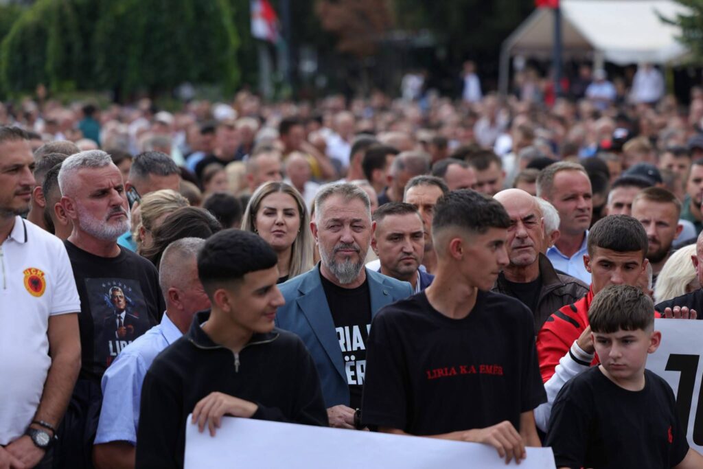 Lushtaku pas protestës për çlirimtarët në Skenderaj  Ishte madhështore