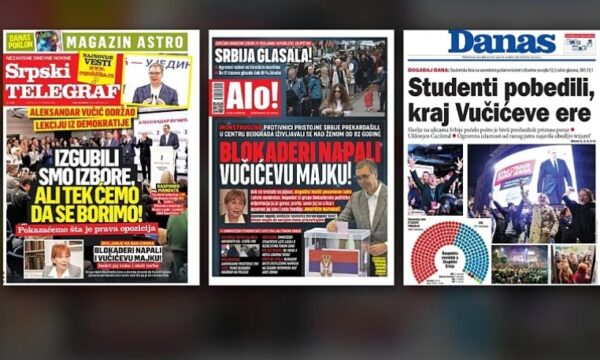 Mediet pro regjimit tentojnë ta injorojnë humbjen e Vuçiqit në zgjedhje
