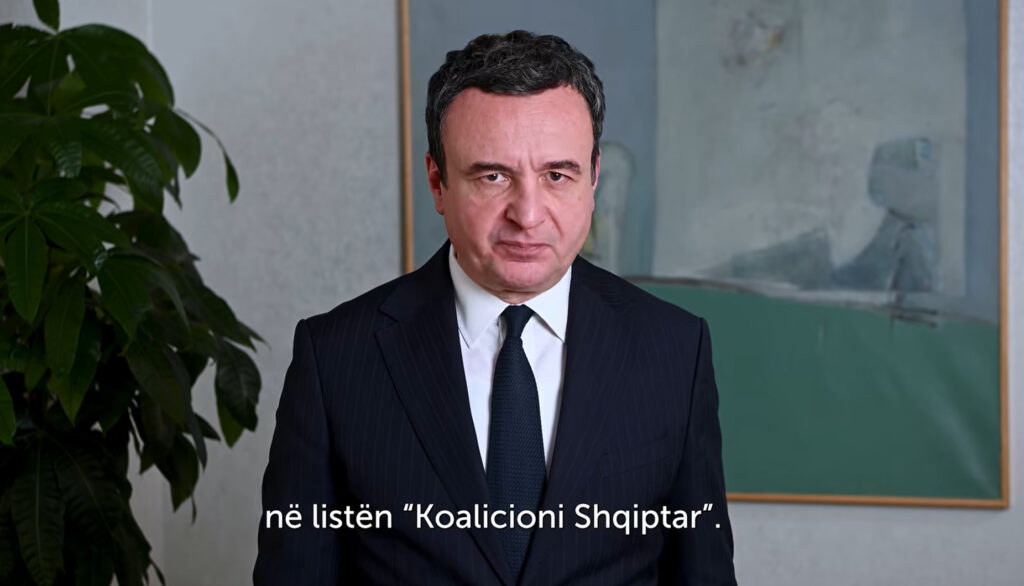 Një ditë para zgjedhjeve në Serbi  Kurti thirrje shqiptarëve të Luginës  Votoni numrin 17  Koalicionin Shqiptar