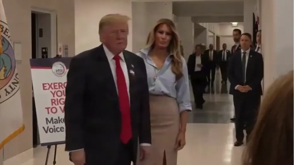 Trump dhe Melania votojnë në zgjedhjet e mesmandatit në ShBA