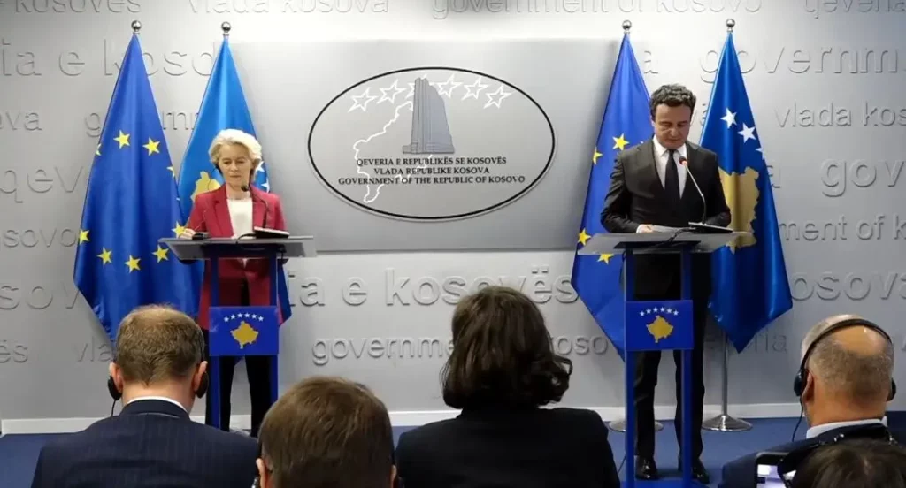 Kurti  Kërkova nga Von der Leyen anëtarësimin e Kosovës në organizata evropiane