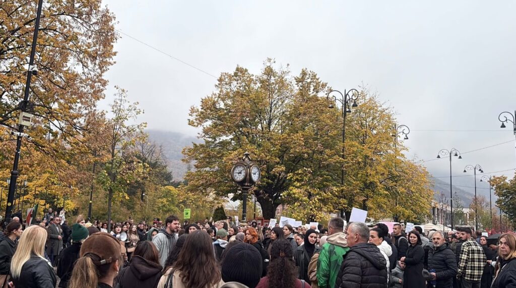 Protestohet në Pejë për vrasjen e Arlinda Zekajt  qytetarët kërkojnë drejtësi