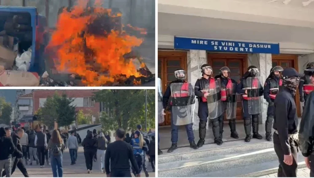 Protestë në Tiranë dhe në disa qytete  tensione të forta në Lezhë