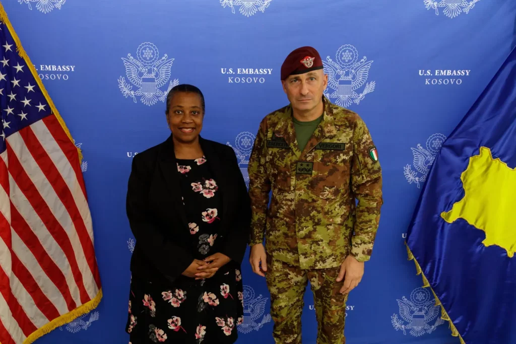 Komandanti i KFOR it në Ambasadën amerikane  ShBA ja riafirmon mbështetjen për Kosovën